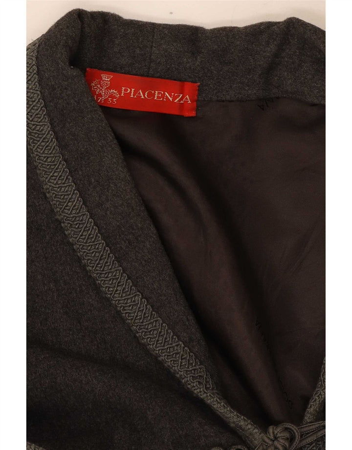 Piacenza Abrigo extragrande para mujer UK 18 XL Gris