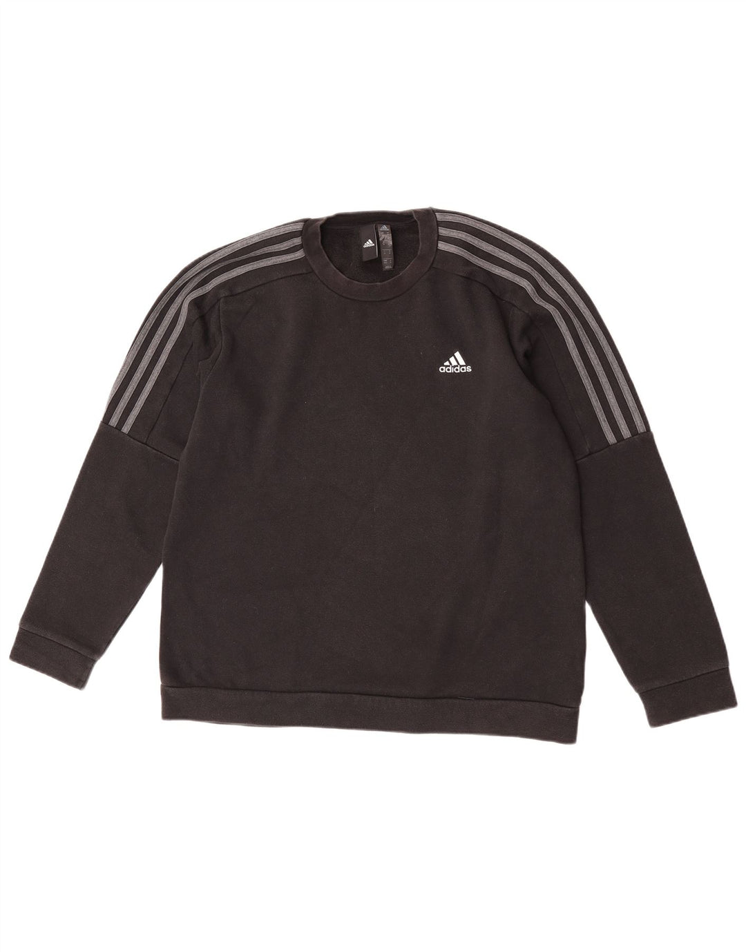 Adidas Hombre Sudadera Jumper Medium Negro Algodón