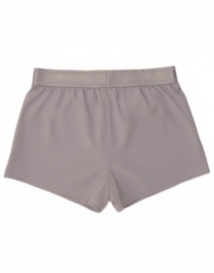 NIKE Womens Dri Fit Sport Shorts UK 14 Medium  Purple Polyester