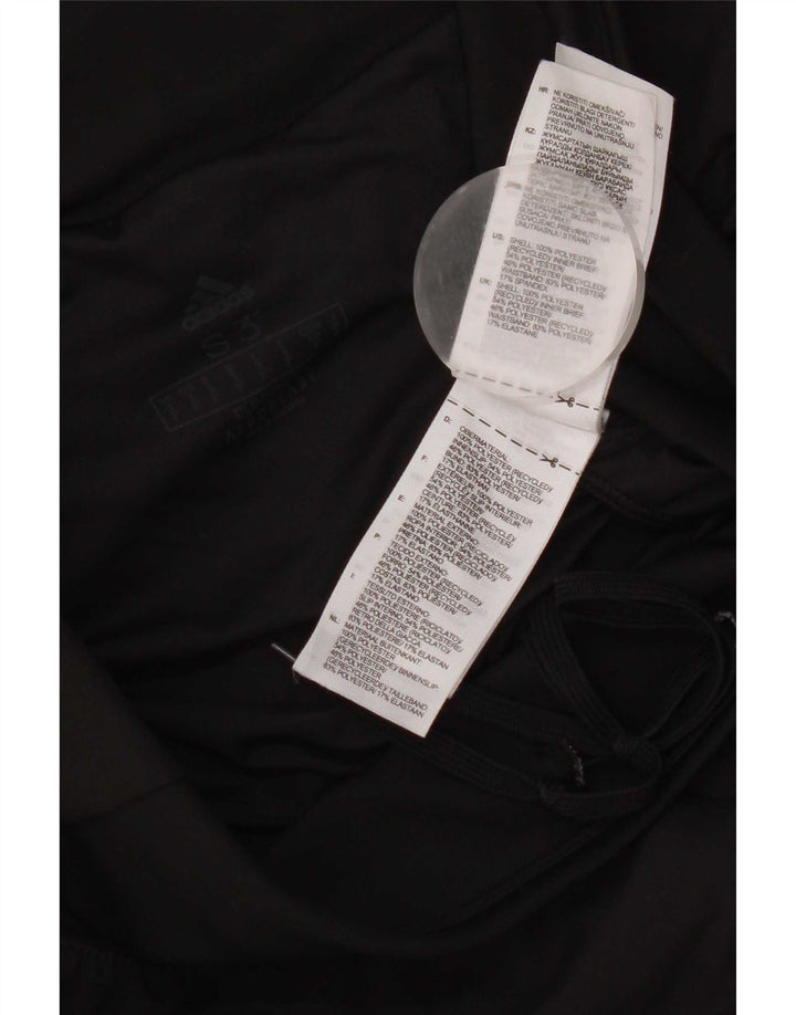 Adidas Pantalones cortos deportivos para mujer UK 10 Small Black Poliéster