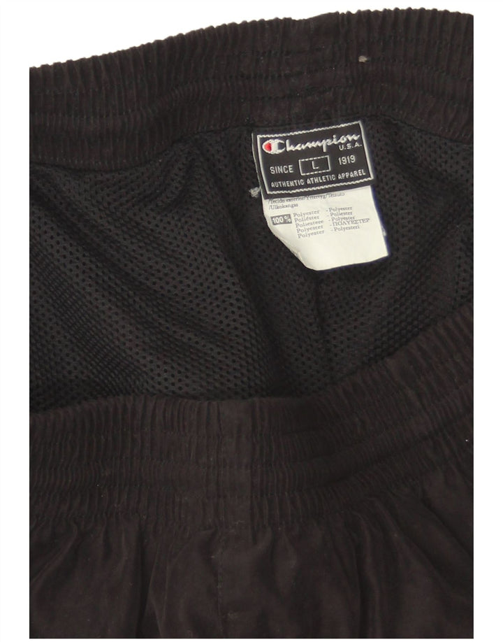 Champion Pantalones Cargo De Chándal Para Hombre Poliéster Negro Grande