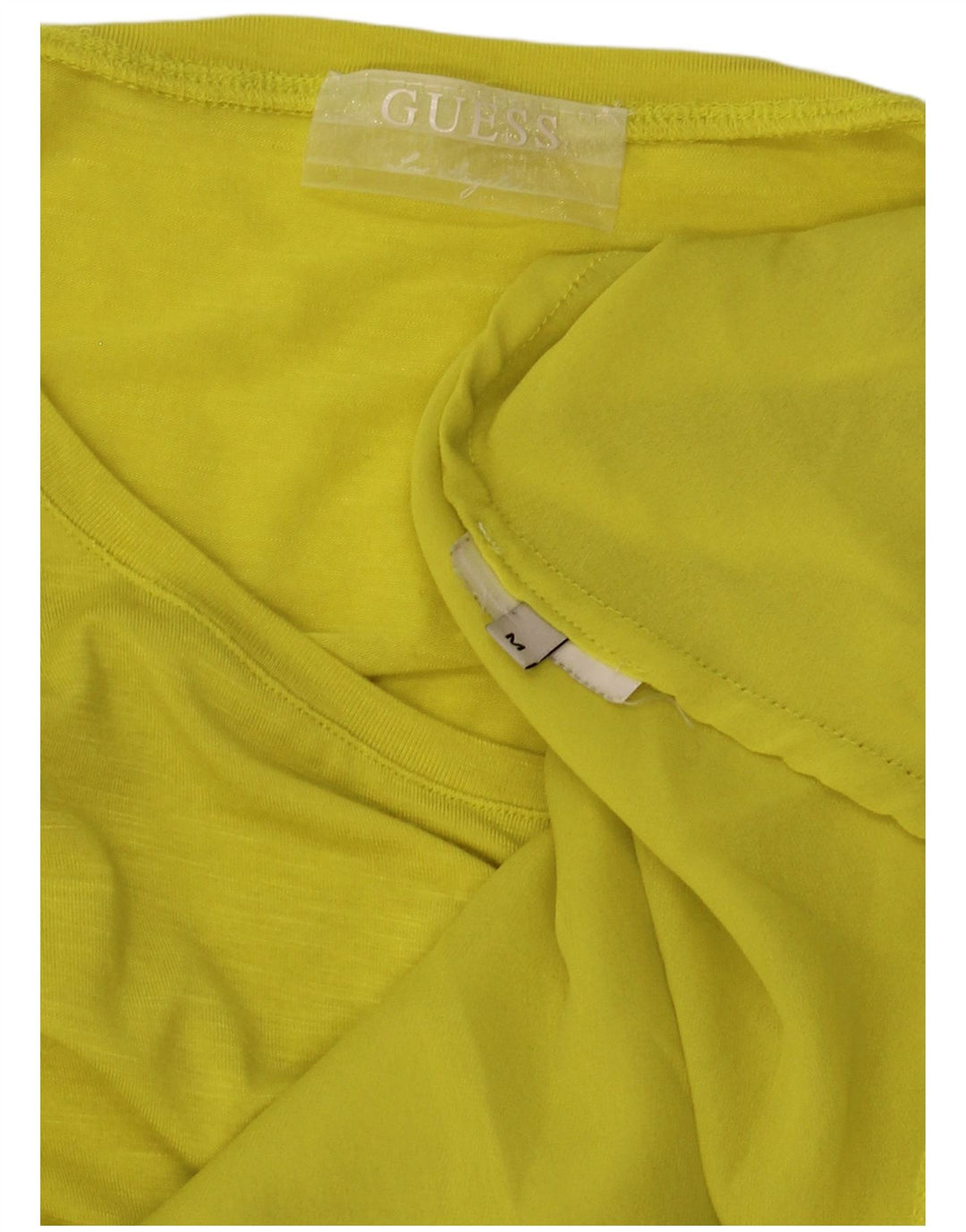 Guess Vestido Túnica Sin Mangas para Mujer UK 44 Amarillo Medio