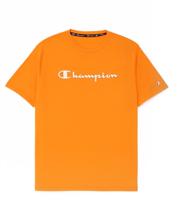 Champion Camiseta gráfica para hombre Top 2XL Algodón naranja