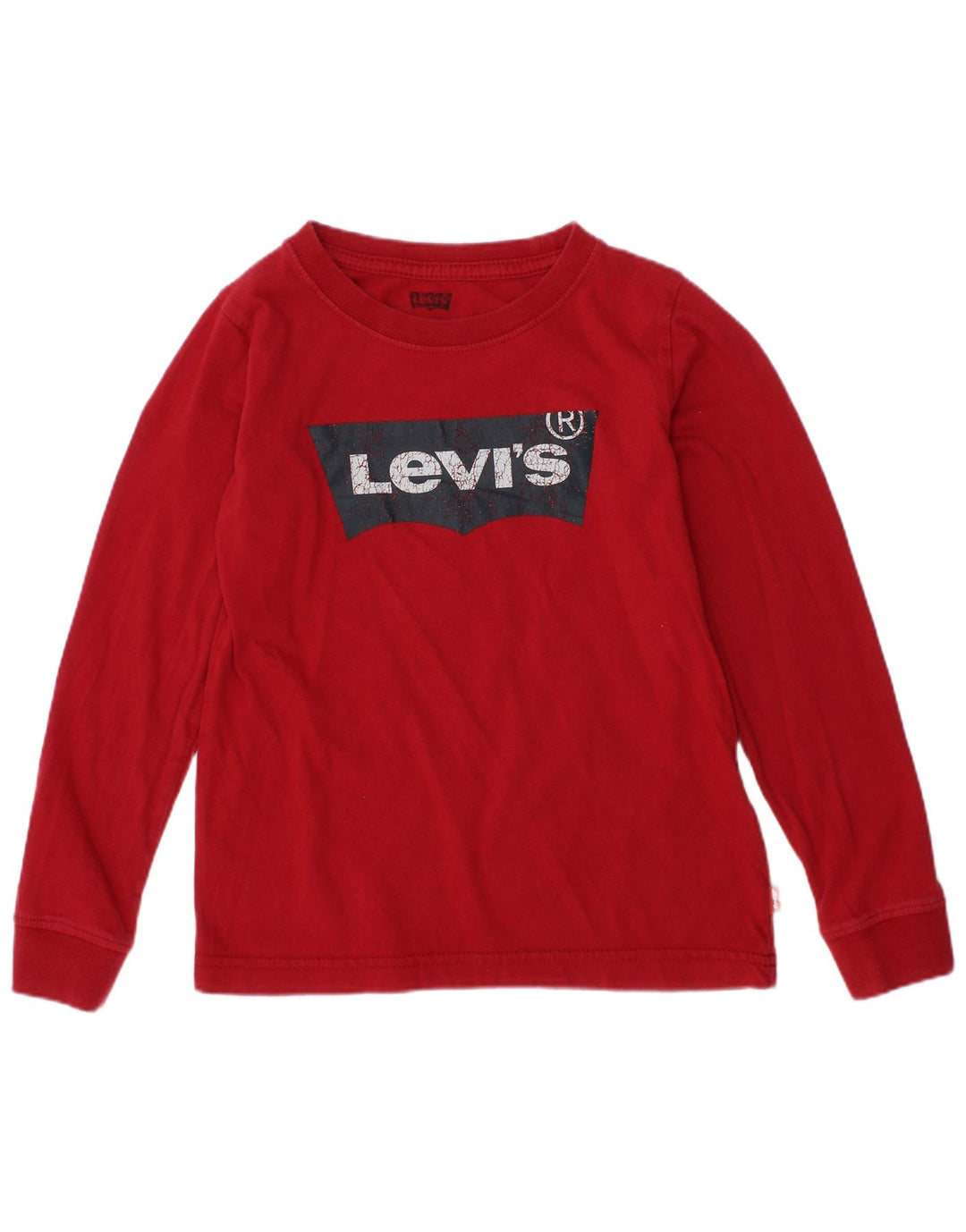 LEVI'S Top gráfico manga larga para niña 4-5 años Rojo