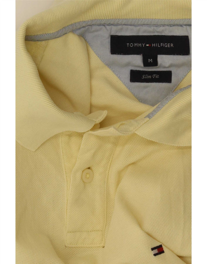 Polo Tommy Hilfiger Hombre Slim Fit Amarillo Medio