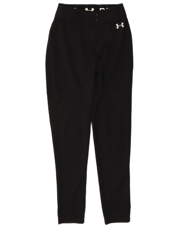 Pantalones Under Armour Slim Casual Mujer Pequeños Poliéster Negro