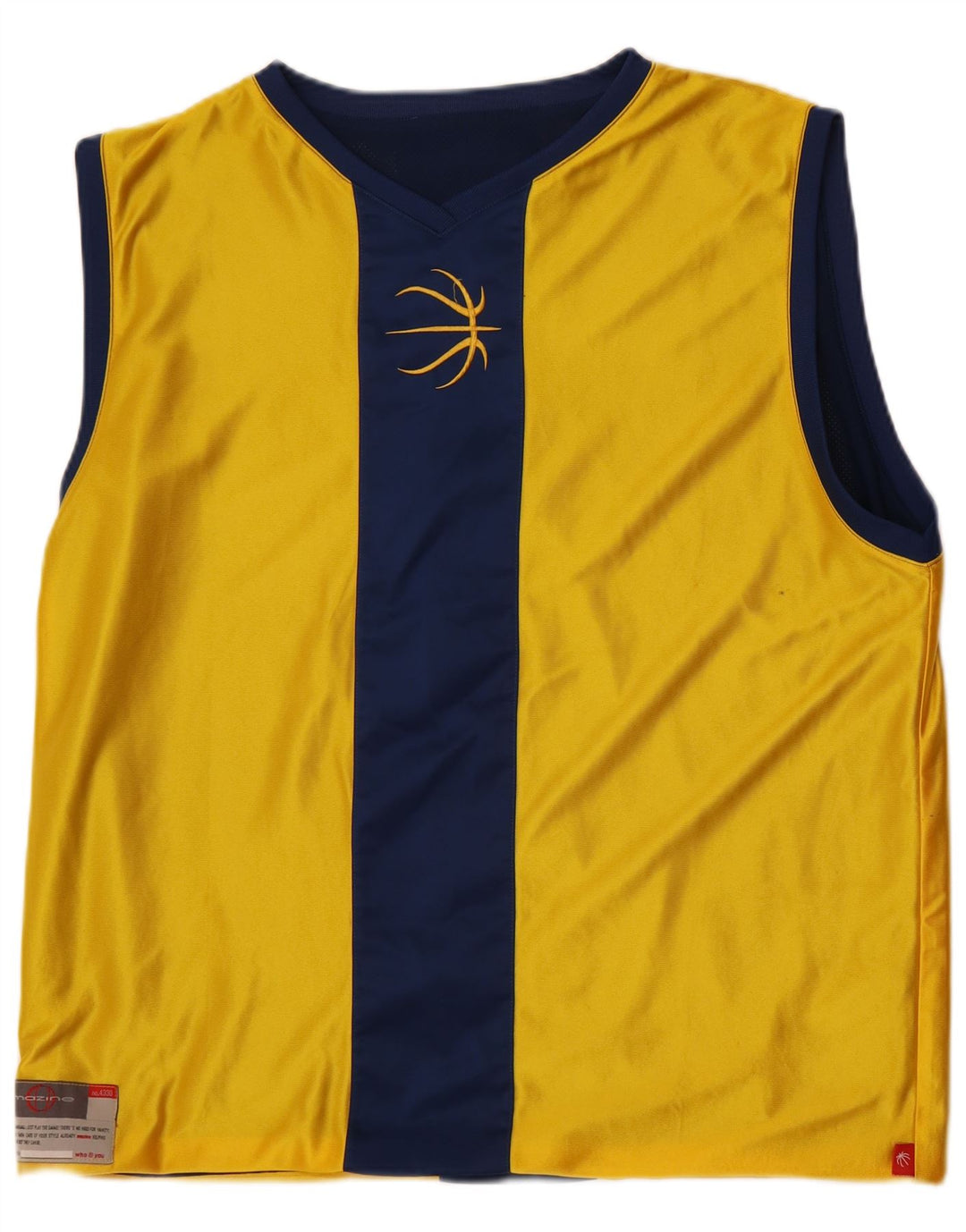 Mazine Hombre Chaleco Top XL Amarillo Colorblock Poliéster