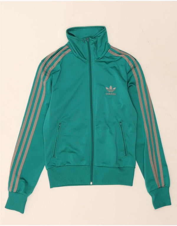 Adidas Mujer 3D Arc Chándal Top Chaqueta EU 34 XS Turquesa Poliéster
