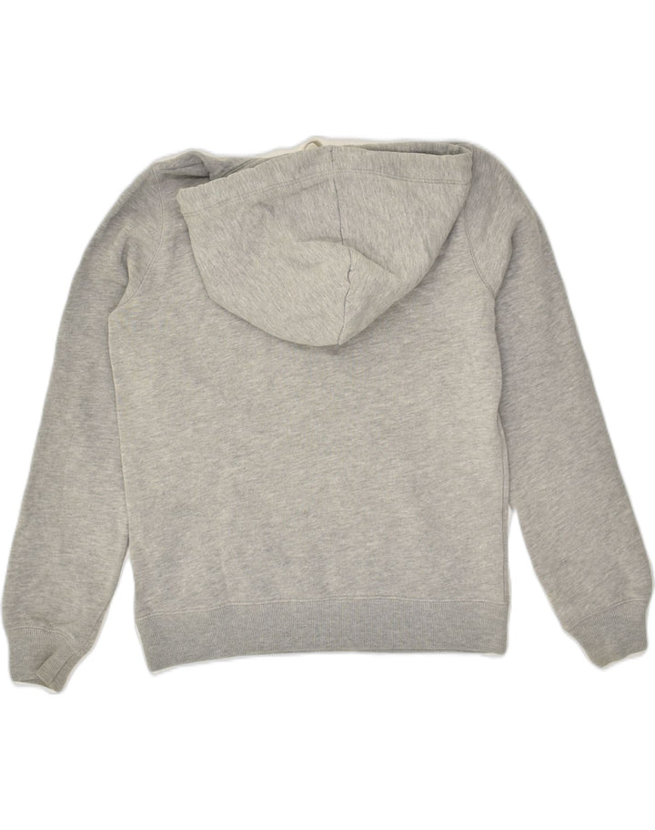 JACK WILLS Womens Graphic Hoodie Jumper UK 8 Small Grey Cotton | Vintage Jack Wills | Thrift | Second-Hand Jack Wills | Used Clothing | Messina Hembry 