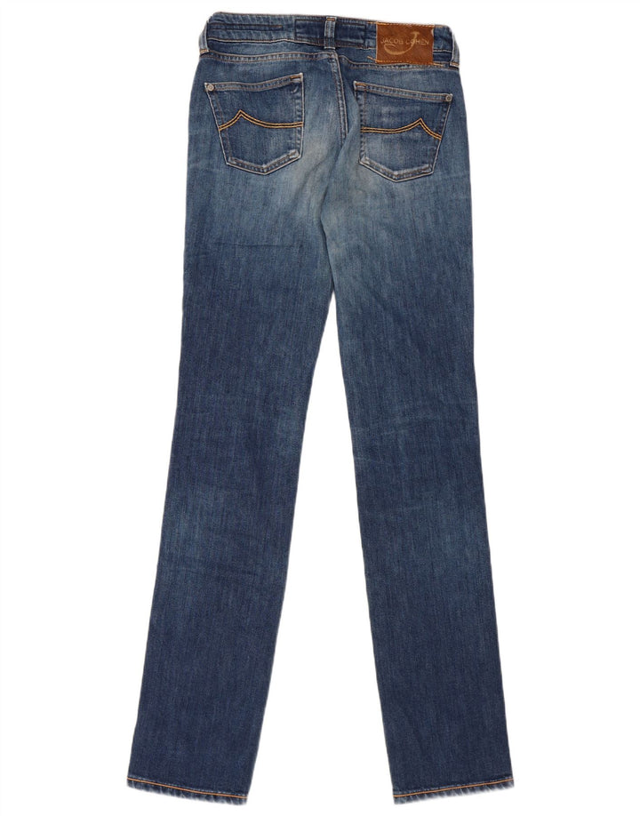 Jacob Cohen Vaqueros ajustados para mujer W27 L34 Algodón azul