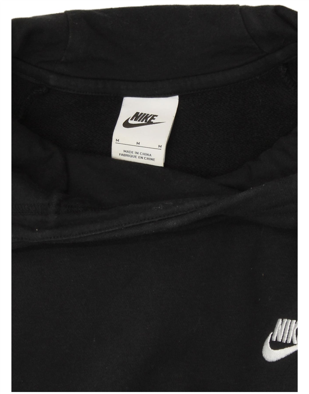 NIKE Sudadera con capucha para mujer, talla 44, talla M, color negro
