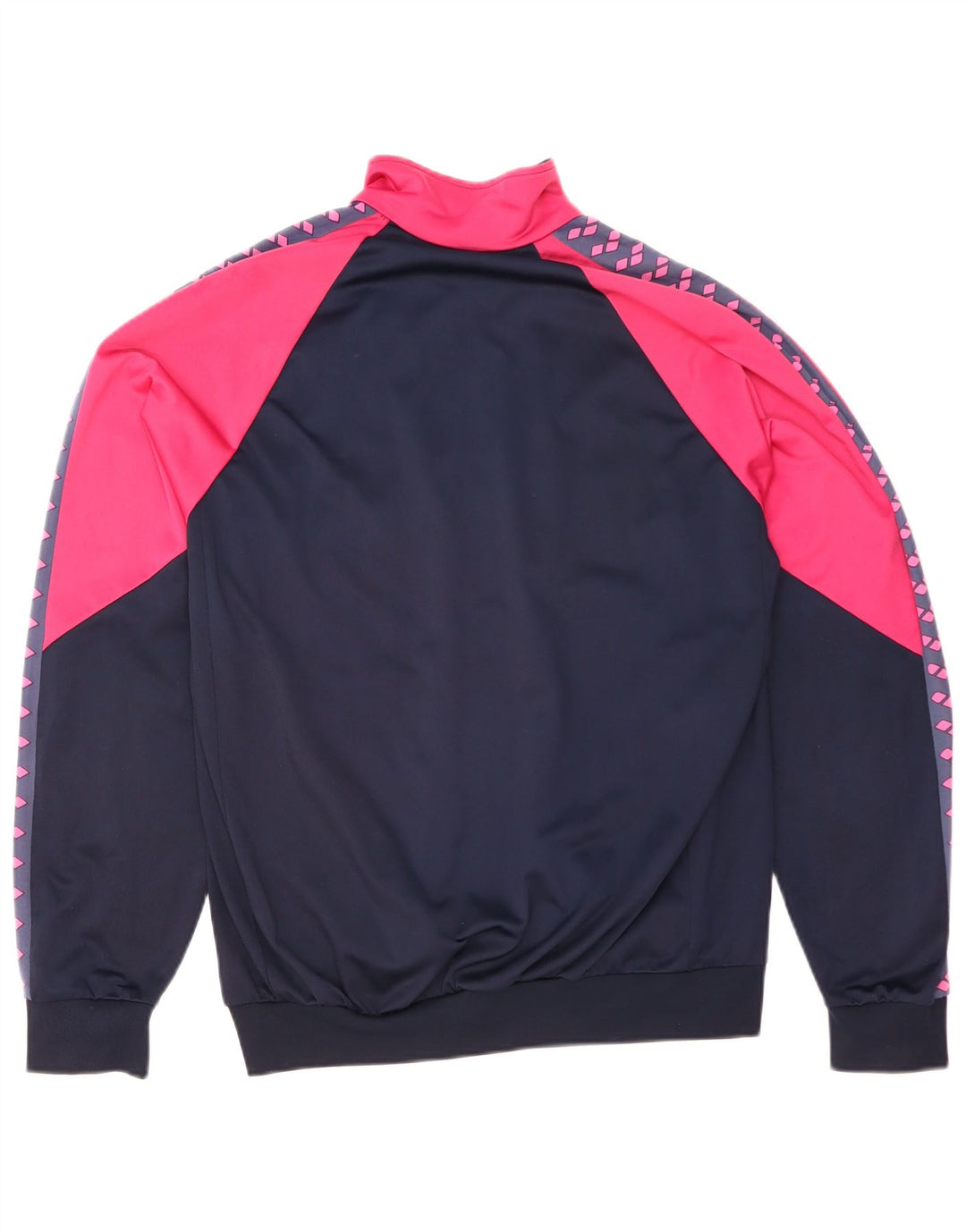 Arena Hombre Gráfico Chándal Top Chaqueta XL Azul Marino Colorblock Poliéster