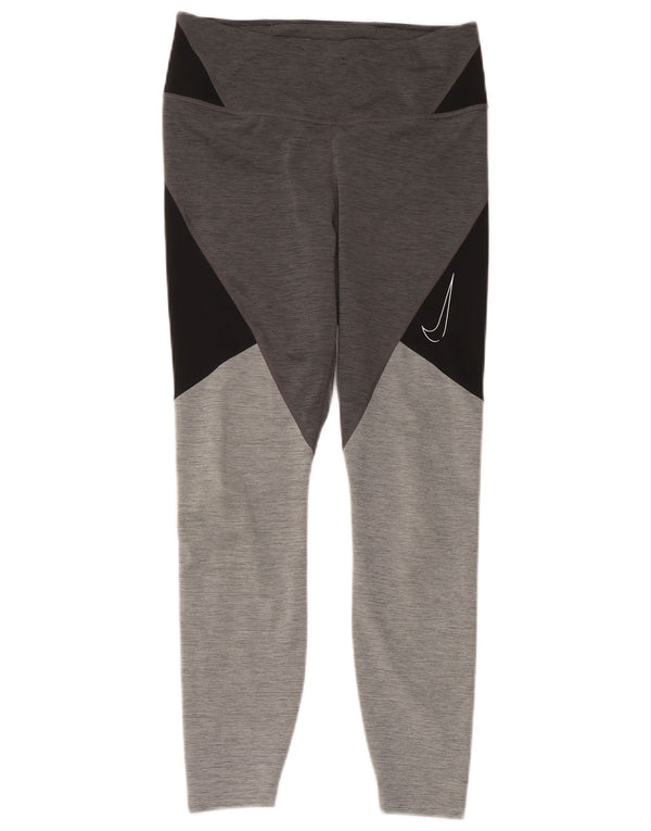 Leggings Nike para mujer UK 40 Gris medio Poliéster con bloques de color