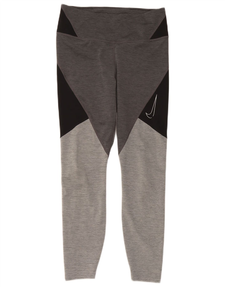 Leggings Nike para mujer UK 40 Gris medio Poliéster con bloques de color