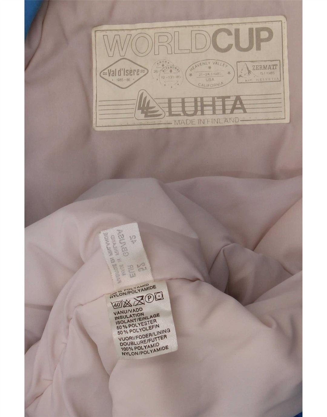 Luhta Chaqueta de esquí para hombre ES 42 XL Poliamida azul