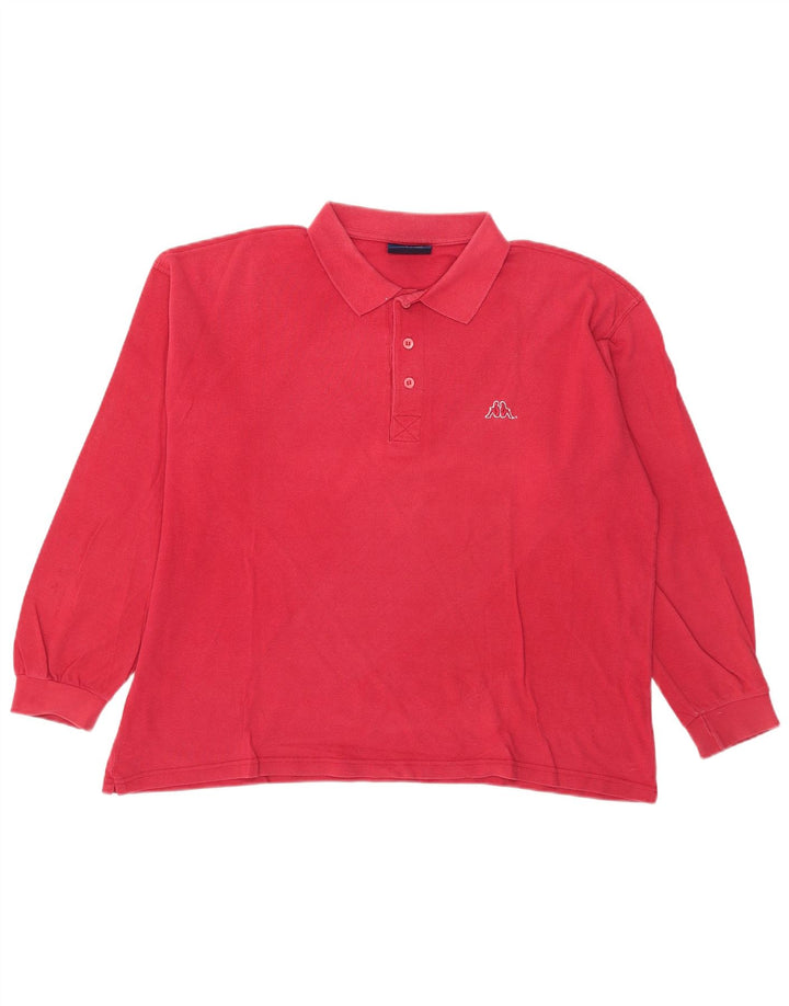 Kappa Polo Manga Larga Hombre XL Rojo
