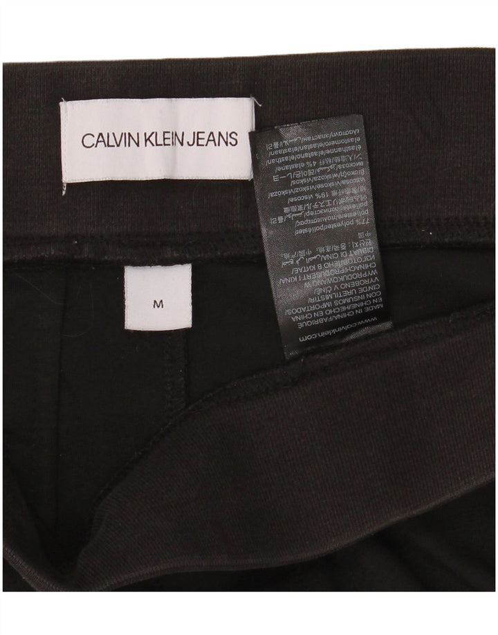 Calvin Klein Pantalones Cortos Gráficos para Hombre Medianos W32 L25 Poliéster Negro