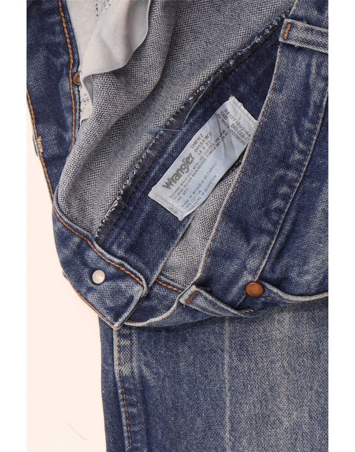 Vaqueros Wrangler Hombre Rectos W36 L32 Algodón Azul