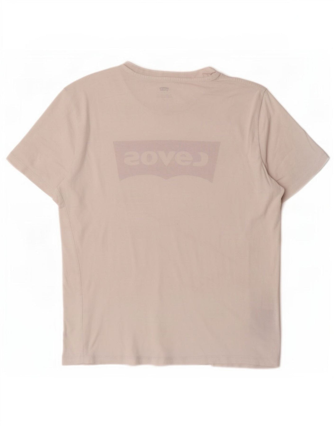 Levi's Camiseta gráfica para mujer Top UK 44 Algodón blanco mediano