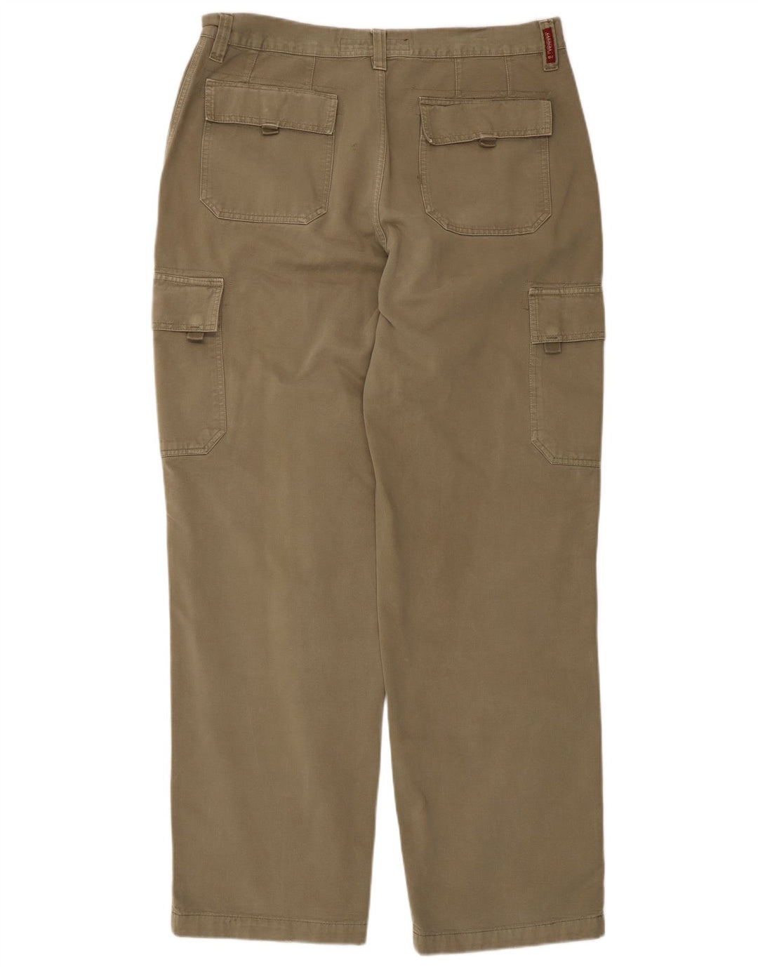 Pantalones Cargo Rectos Carrera Para Hombre W38 L33 Algodón Caqui