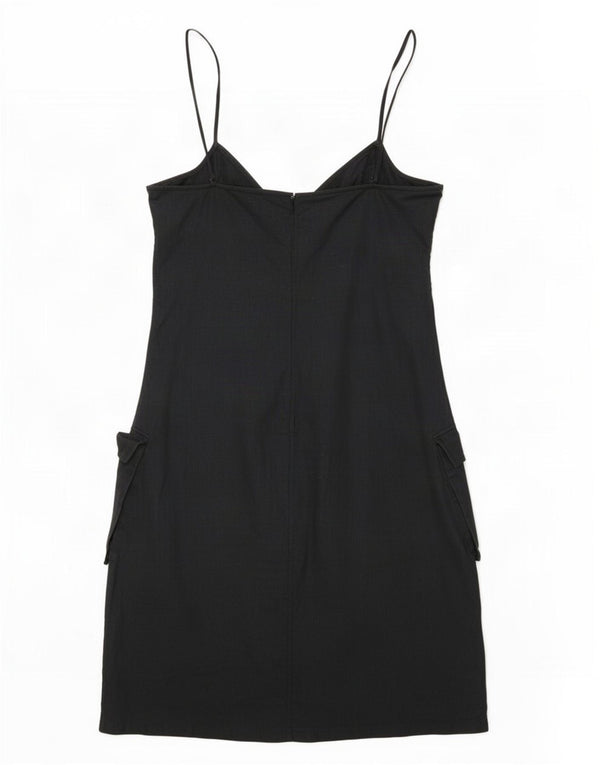 Calvin Klein Jeans Vestido lencero para mujer UK 40 XL Lino negro