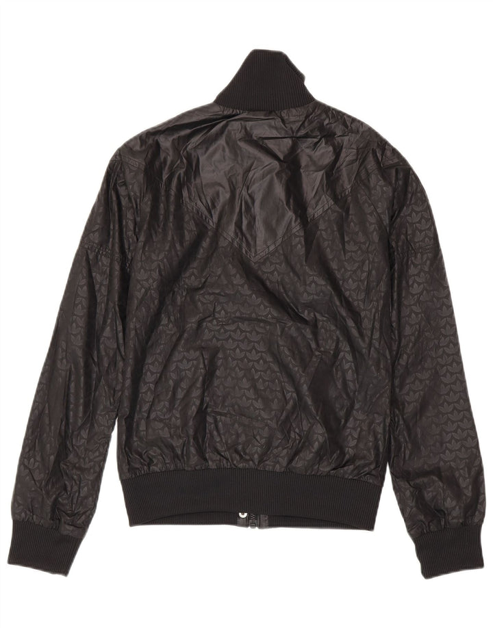 Adidas Chaqueta de chándal gráfica para mujer EU 34 XS Poliéster negro