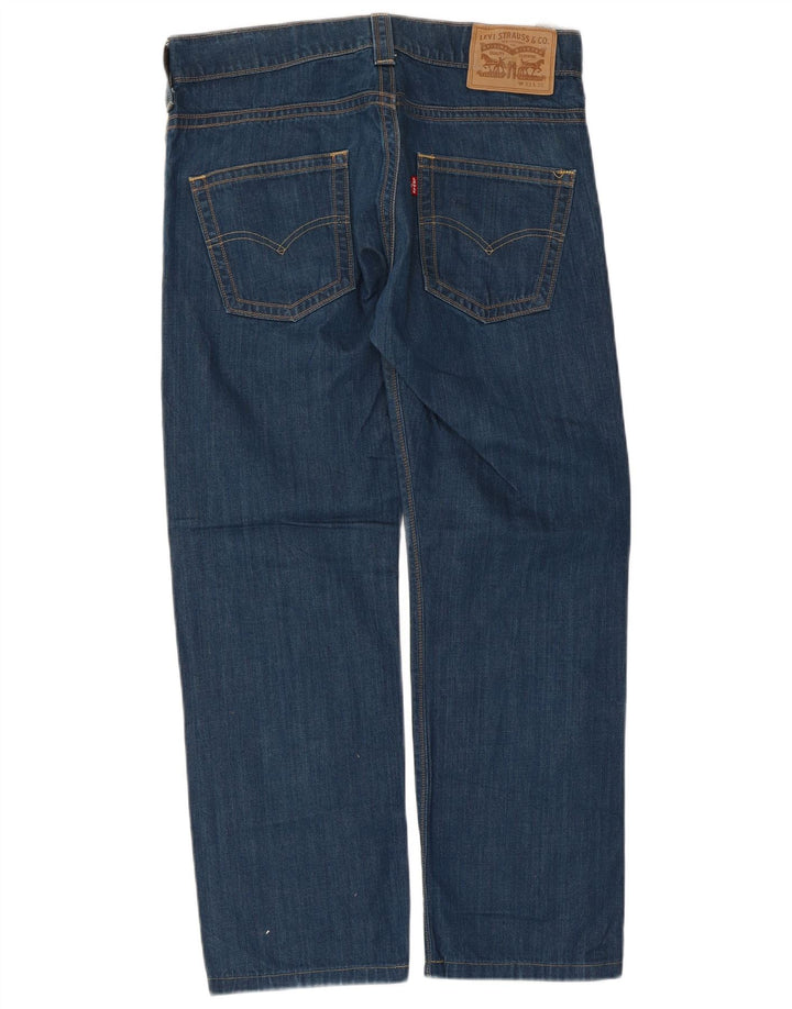 Vaqueros rectos Levi's para hombre W33 L28 Algodón azul
