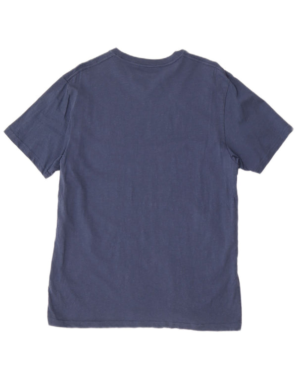 Rip Curl Camiseta estampada de ajuste estándar para hombre Top grande de algodón floral azul