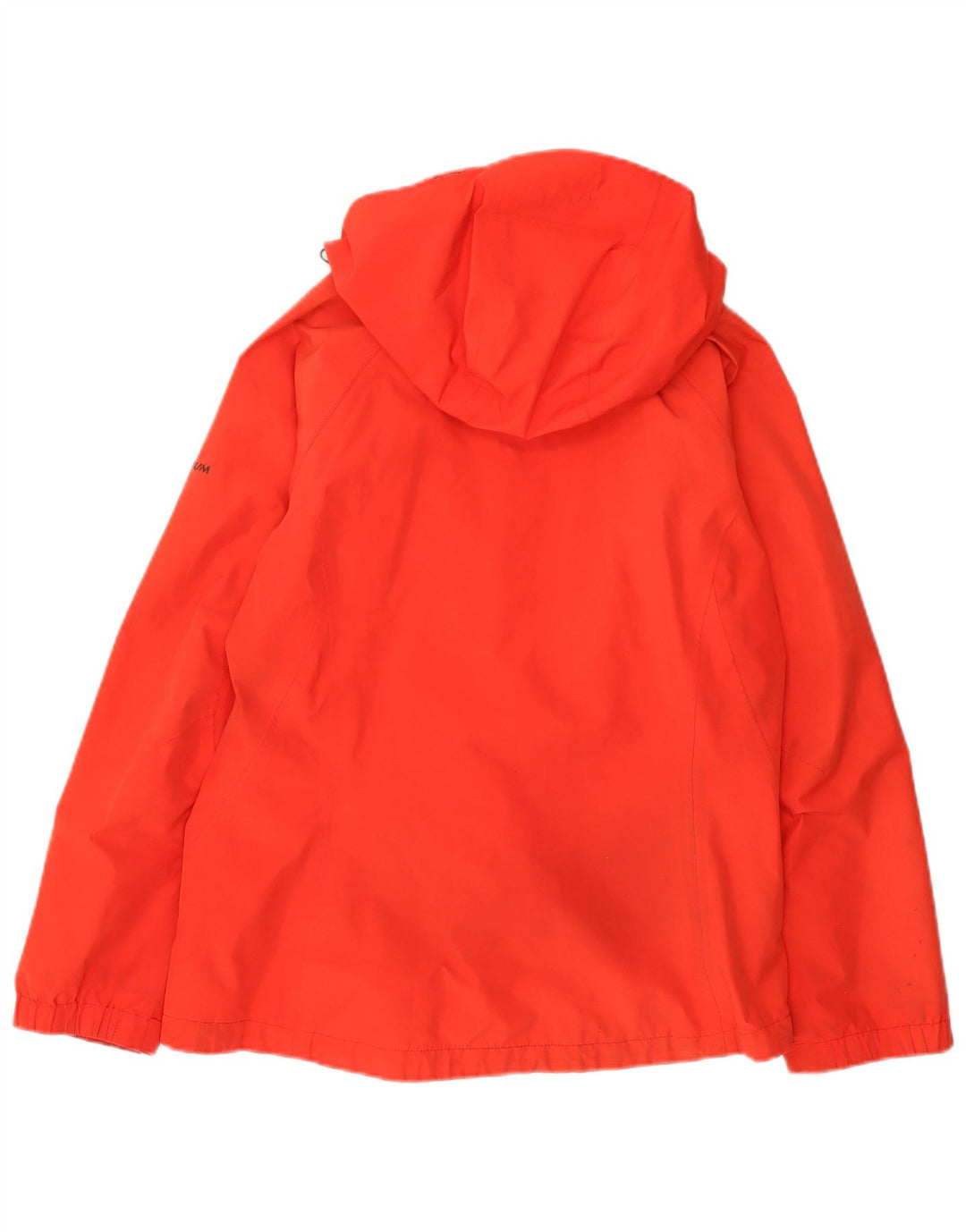 Columbia Chaqueta impermeable con capucha para mujer UK 46 Poliéster rojo grande
