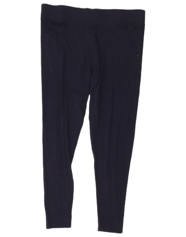 Marks & Spencer Leggings para mujer UK 40 XL Viscosa azul marino