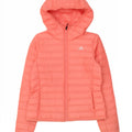 Adidas Chaqueta acolchada con capucha para mujer UK 12/14 Poliéster rosa medio