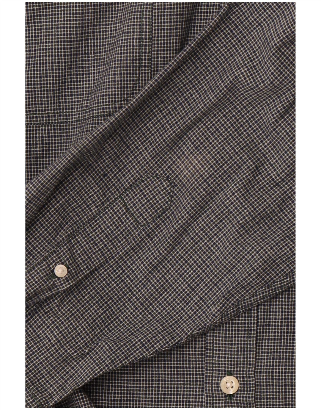 LEVI'S Camisa ajustada para hombre de algodón a cuadros azul marino grande