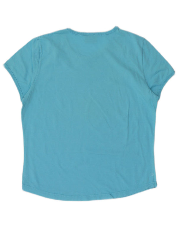 Champion Camiseta gráfica para mujer Top UK 44 Grande Azul