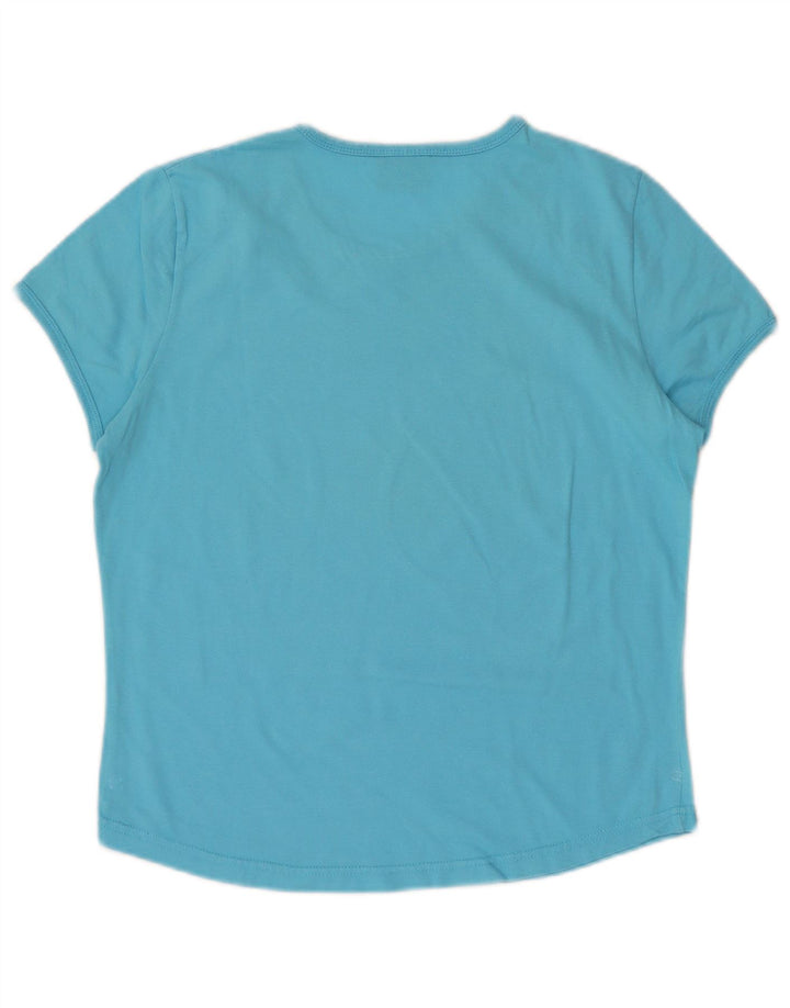 Champion Camiseta gráfica para mujer Top UK 44 Grande Azul