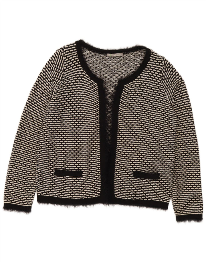Marks & Spencer Suéter tipo cárdigan extragrande para mujer UK 46 Grande Negro