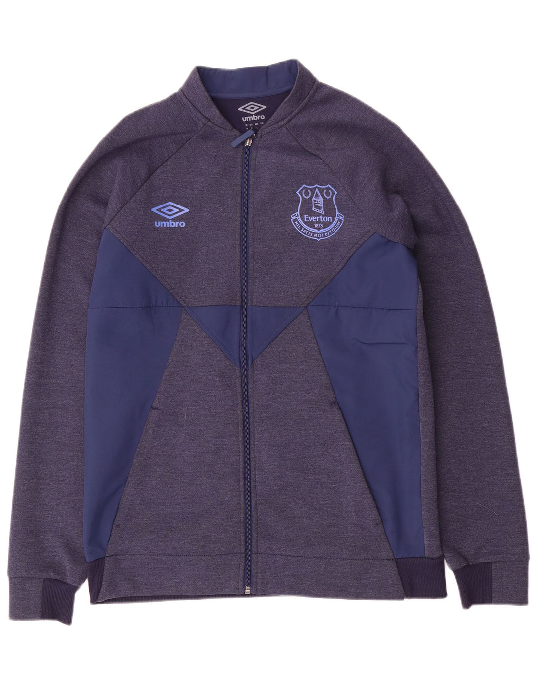 UMBRO Chaqueta superior de chándal con gráfico para hombre Azul marino medio Colorblock