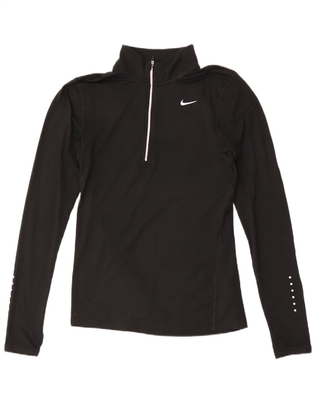 Nike Dri Fit - Chándal con cremallera y cuello para mujer, talla S, color negro