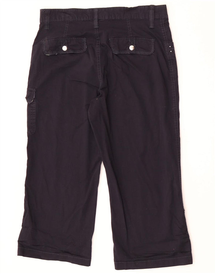 Lee Pantalones Capri Cargo para Mujer US 8 Medium W30 L20 Azul Marino Algodón