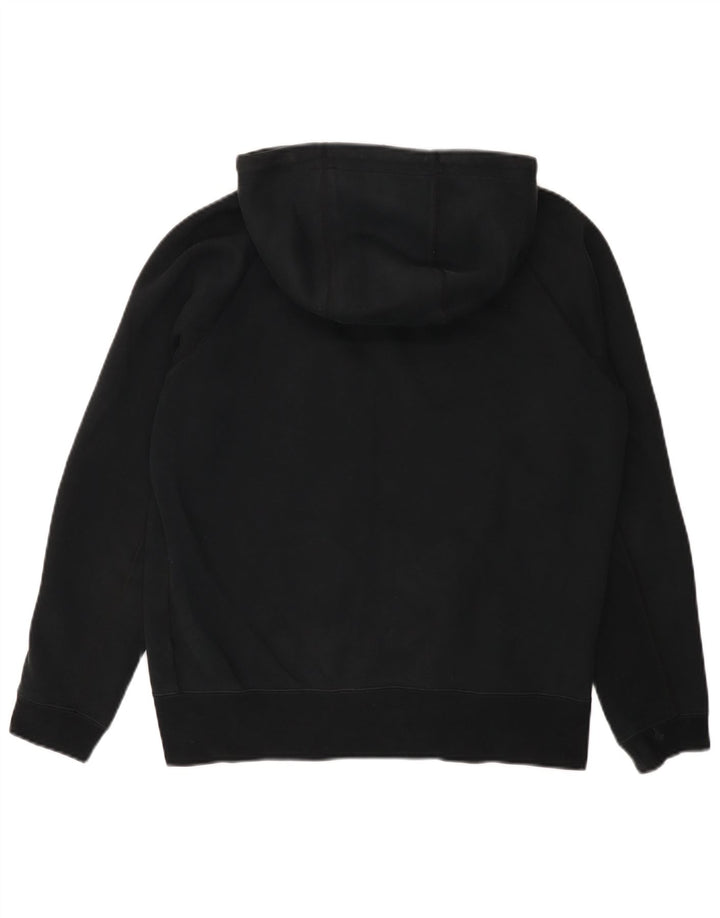 Nike - Sudadera con capucha y cremallera para hombre, tamaño mediano, algodón negro