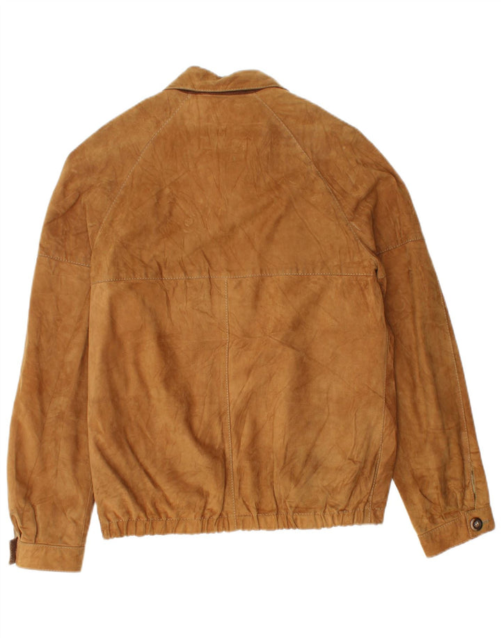 Bignami Chaqueta de ante para hombre IT 48 Medium Beige