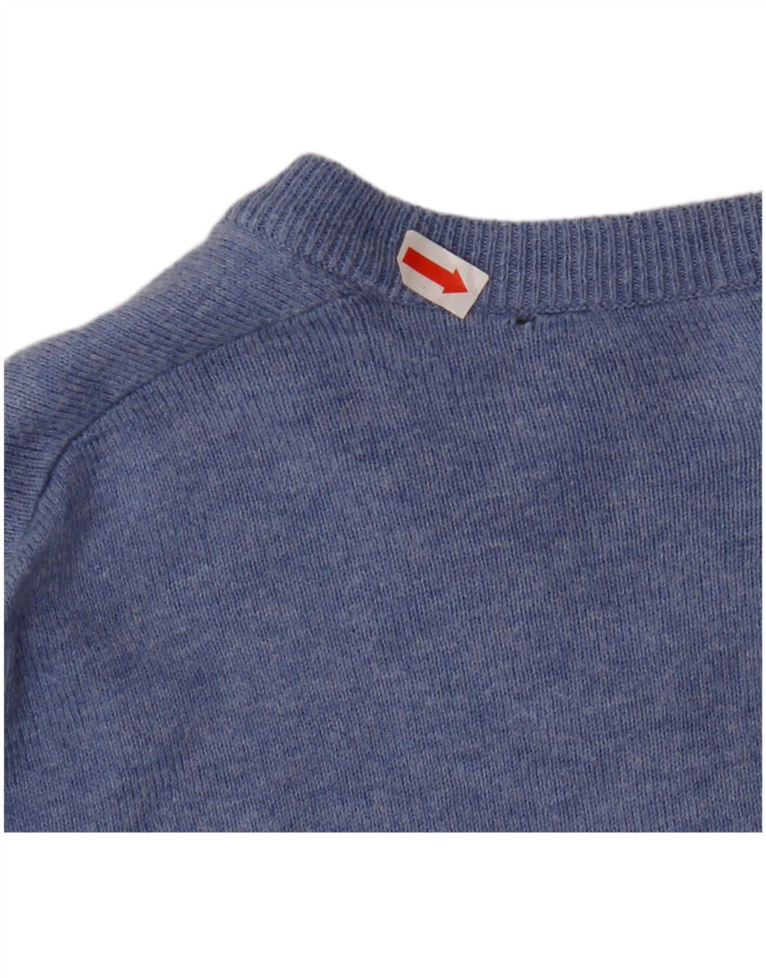 JACK WILLS Jersey con cuello en V para hombre XL Algodón azul