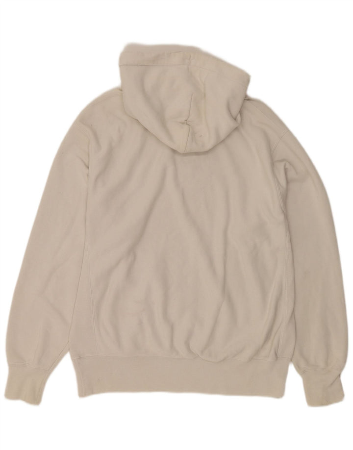 Champion Sudadera Con Capucha De Tejido Inverso Para Hombre Jersey Grande De Algodón Blanco