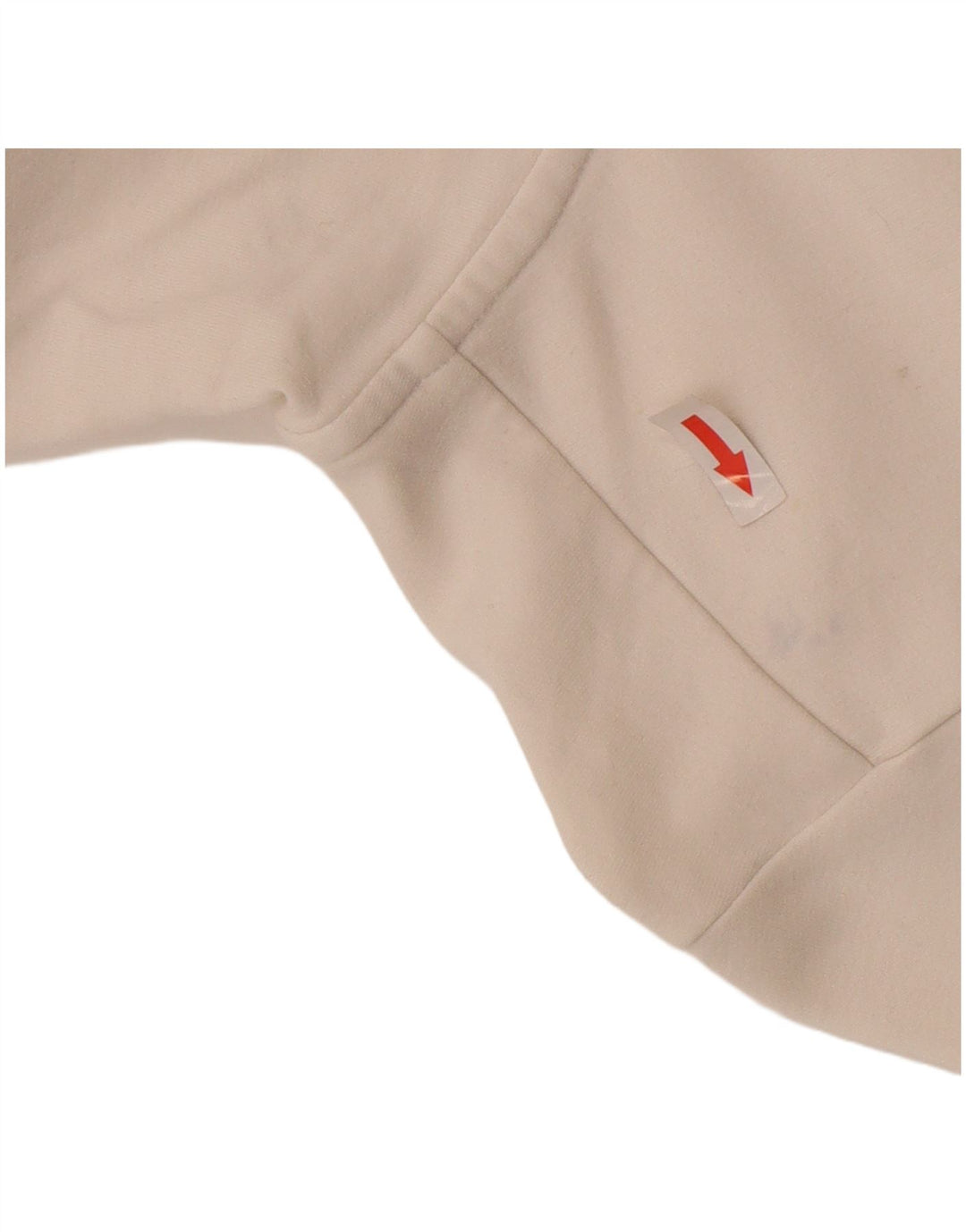 Nike Sudadera con capucha y cremallera para mujer UK 8/10 Small White Cotton