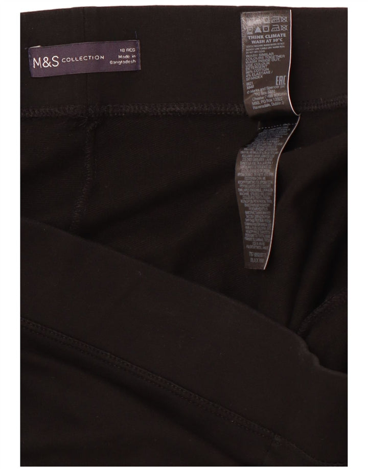 MARKS & SPENCER Pantalones de chándal para mujer ES 40 XL Algodón negro
