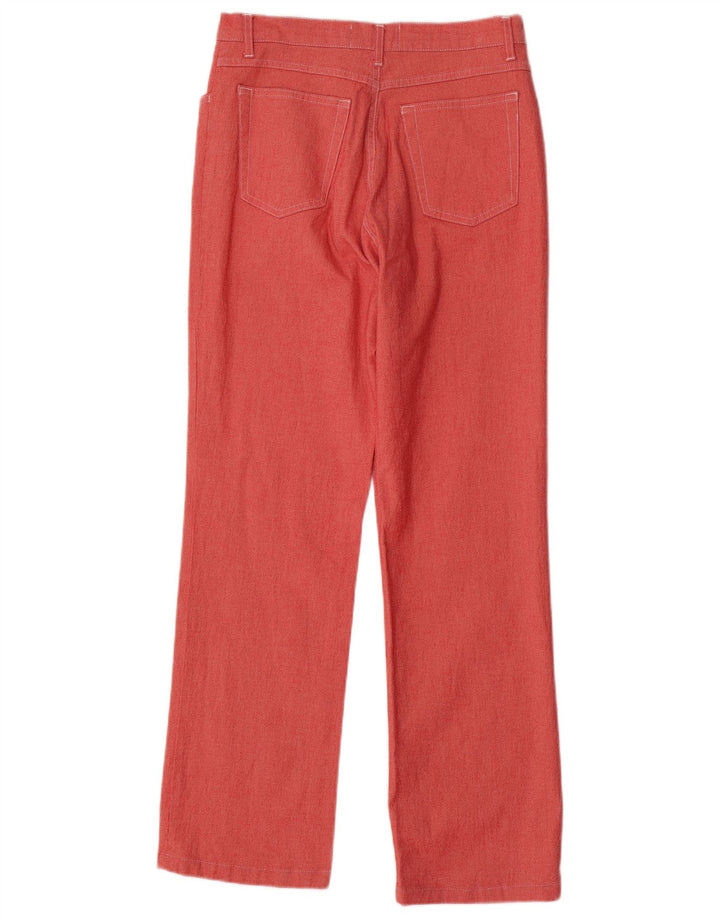 Vaqueros rectos vintage para mujer W31 L30 Algodón rojo