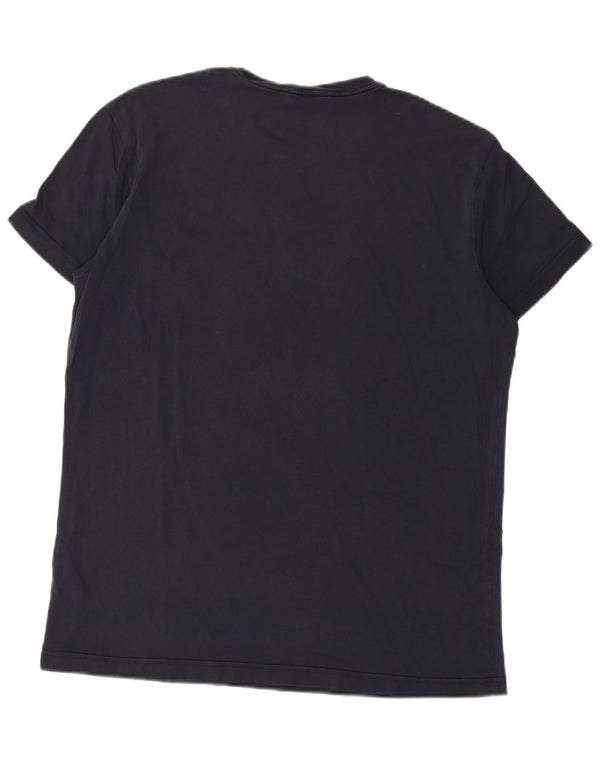 Diesel Camiseta gráfica para hombre Top 2XL Algodón azul marino