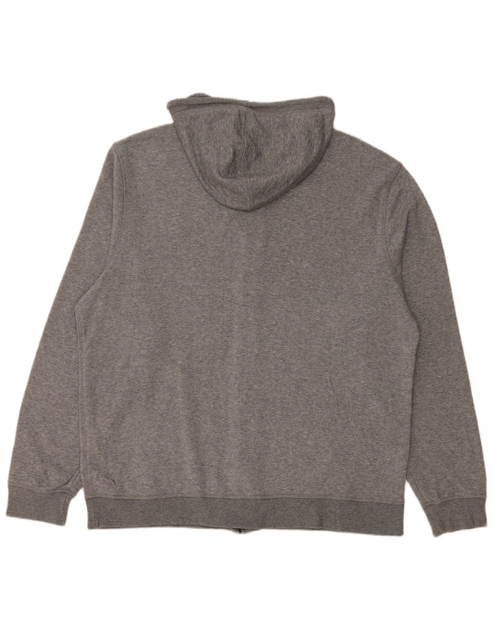 PUMA Sudadera con capucha y cremallera para hombre XL Gris moteado