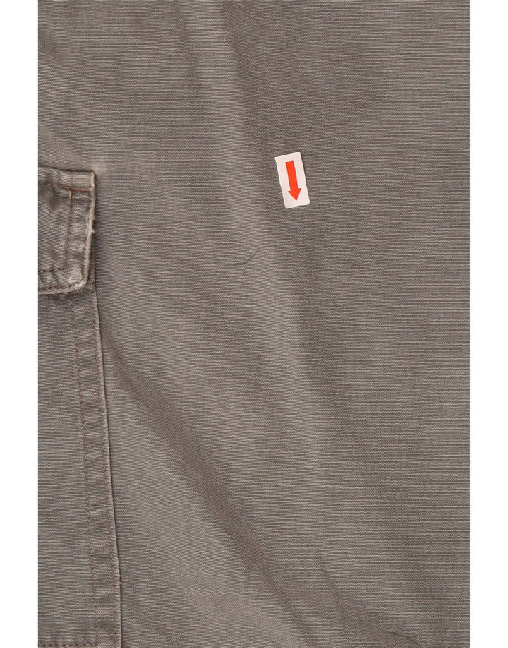 DOCKERS Mens Cargo Shorts W36 Large Grey Cotton