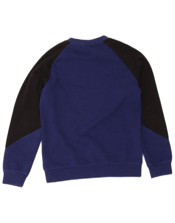 Adidas - Sudadera con gráfico para niños, 9-10 años, color azul marino