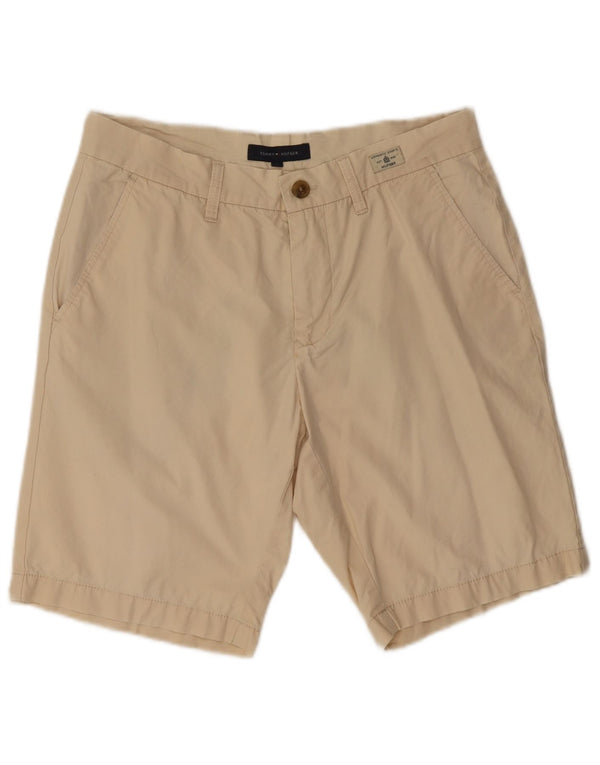 Tommy Hilfiger Pantalones cortos chinos para mujer W32 Large Beige